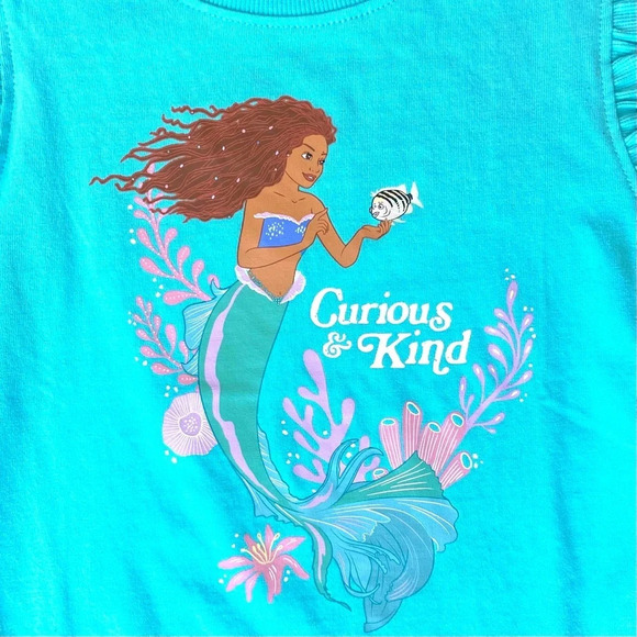 Disney Parks Little Mermaid Flutter Sleeve T-Shirt - Picture 3 of 7